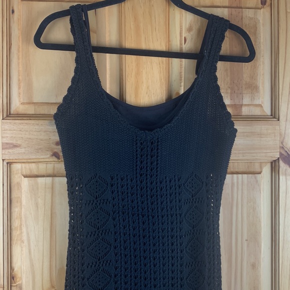 NWT Poof New York black crochet dress, 2 in 1! - Picture 4 of 9